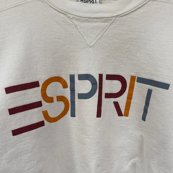 Esprit Multicolor Logo Crewneck Sweater - Picture 3 of 8